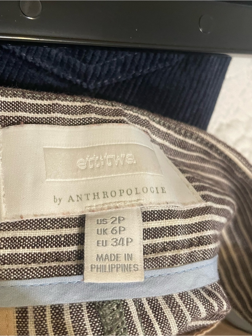 Anthropologie ett:twa Striped Linen Pant - Picture 7 of 12